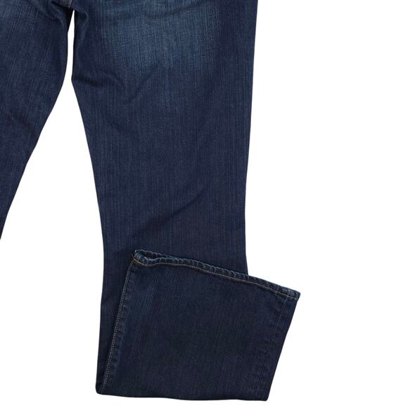 New York Company Jeans Womens 10 Petite Blue Flare Raider Mid Rise Medium Wash - Picture 13 of 13